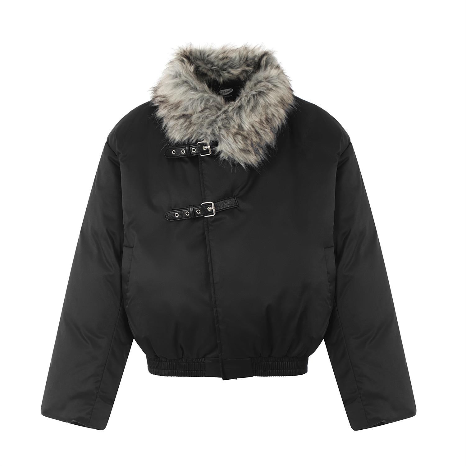 Унисекс Зимняя хлопковая стеганая куртка в американском стиле 2024 - Теплая, Плотная, Хорошо сидящая M