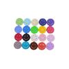 24mm Colorful Acrylic Double-Sided Smiley Face Pendant for DIY Earrings & Keychains