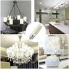 E17 Base, 8W 800LM, Equivalent To an 80W Halogen Lamp, 17mm Base Diameter, E17 LED Bulb, AC110V, 6000K Daylight White, Wide Beam Angle, Dimmable,