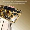Coole goldene Drachenmuster Gold-Metallic-Lack Glas-Handyhülle Für iPhone 11 12 13 14 15 16 17 Pro Max 14 Plus 17Air 16E Hülle