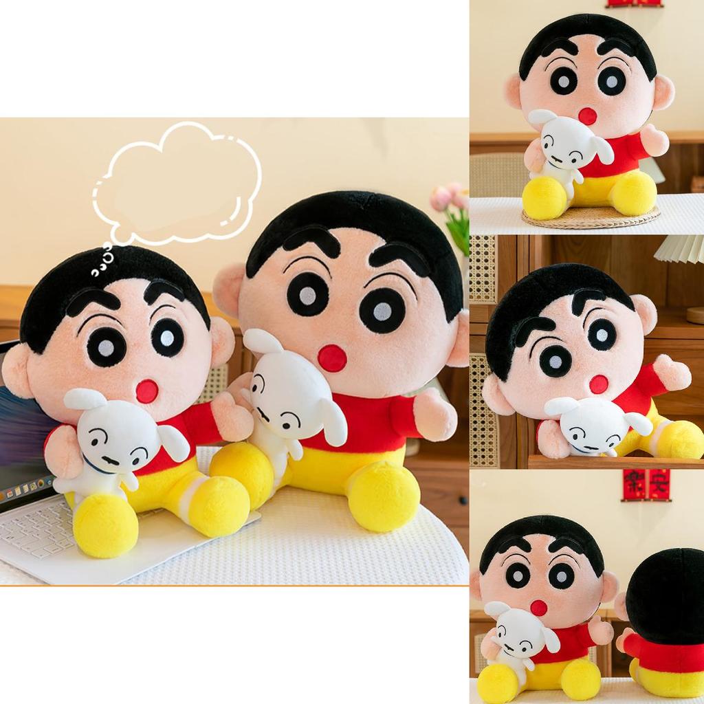 Adorable Japanese Style Plush Crayon Shinchan Doll Gift For Kids 35cm 45cm 60cm 80cm