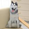 3D Samoyed Husky Plush Toy Stuffed Animal Pillow Soft Cute Dog Doll for Sofa Car Decor Gift