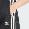 Adidas Originals 3-Stripes Color-Block Elastic Waist Sporty Casual Long Skirt Women Bottoms Black IR6101