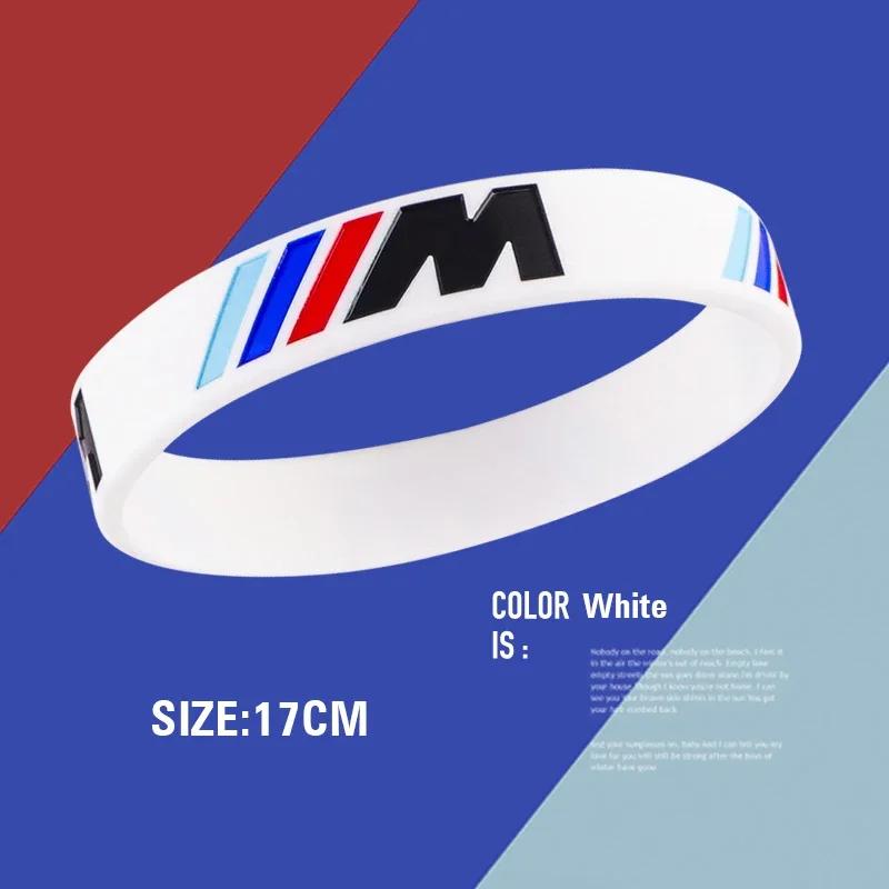 2026 Autoaufkleber BMW Logo Armband M-Serie Sport Männer Frauen Gummi Handkette Für BMW E46 E90 E60 F30 F10 E39 E36 F20 G30 G20