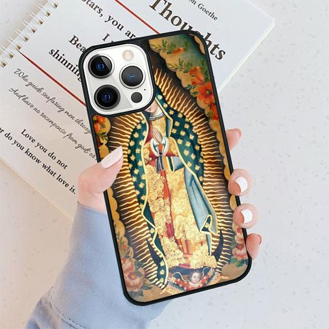Virgen De Guadalupe Virgin Mary Phone Case For iPhone 17 Air 16 pro max 15 14 plus 12 13 Soft Shell Cover coque
