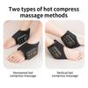 3-in-1 Ankle Foot Massager Heat Vibration & Air Compression Therapy Relieve Neuropathy Pain Heating Pad Health Gift for Parents Friends
