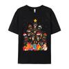 Retro Men Top Tshirts Christmas Funny Rottweiler Dog Tree Xmas Tshirt Cute Style Tops Shirt Cotton Tight Basic