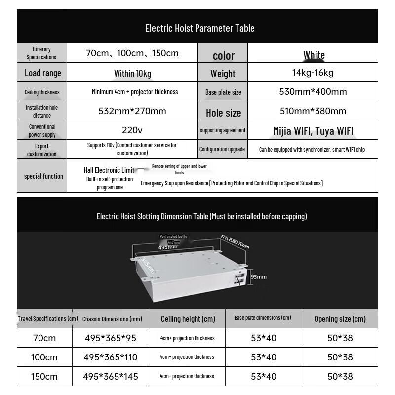 IN&VI Motorized Projector Lift