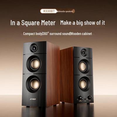 F&D R330BT Bluetooth 2.0 Desktop HiFi Speaker CN Plug (adapter Included) (CN Version)