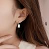 Elegant Square Mother-of-Pearl Dangle Earrings - Trendy 2022 Design for Girls