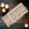 Light Retro Magics Circles Plant Divinations Bag with Cloth Fabric Reading Bag For Tabletop Game And Spiritual Practices