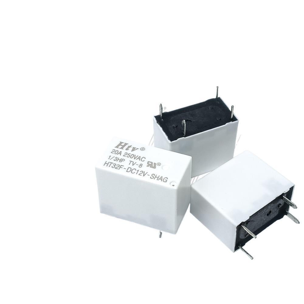 HT32F-DC12V-SHAG (20A) White Shell New Original HTV Boyue Power Relay Normally Open
