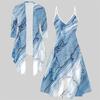 3D  Printed  Set Dress Coat ,  Double Color Combination with Simple Design  Fashion Print,suitable for Various Scene Fashion Styles
