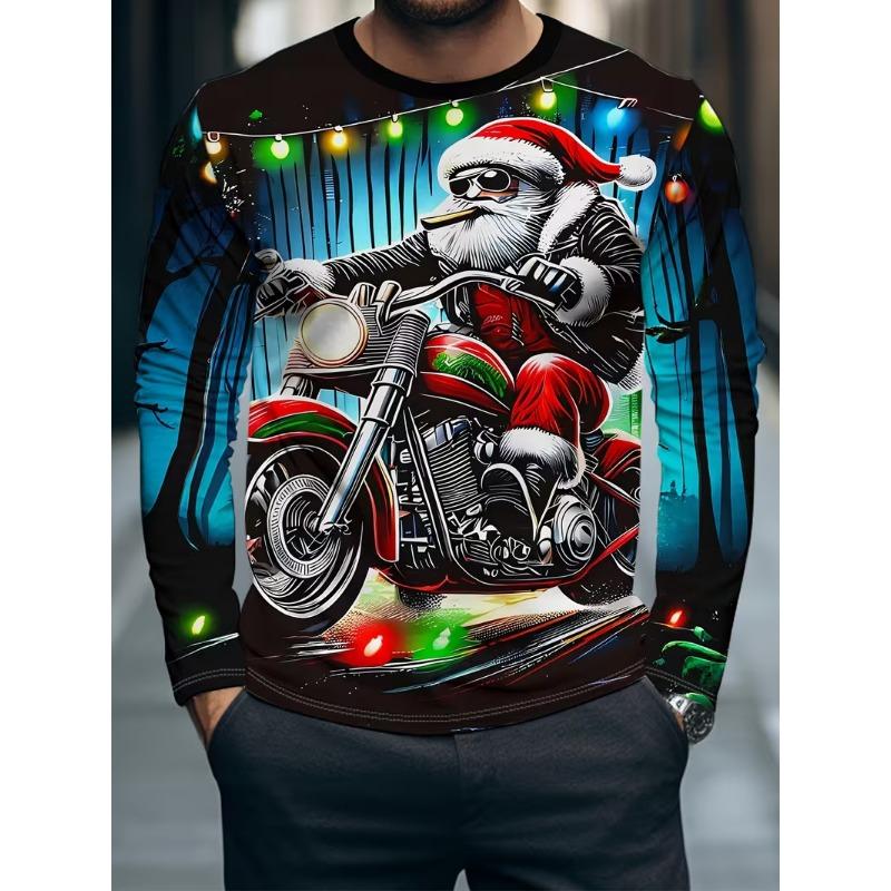 Men's Long Sleeve T-Shirt Casual Fashion