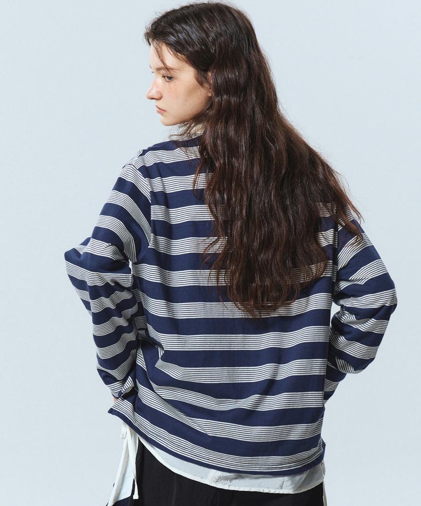 Nigaennikol Classic Stripe Pk Long Sleeve_Navy