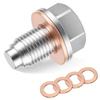 Magnetic Magnetic Oil Pan Plug M12 M14 M16 M18 M20 Sump Drain Nut Bolt  Automotive Maintenance