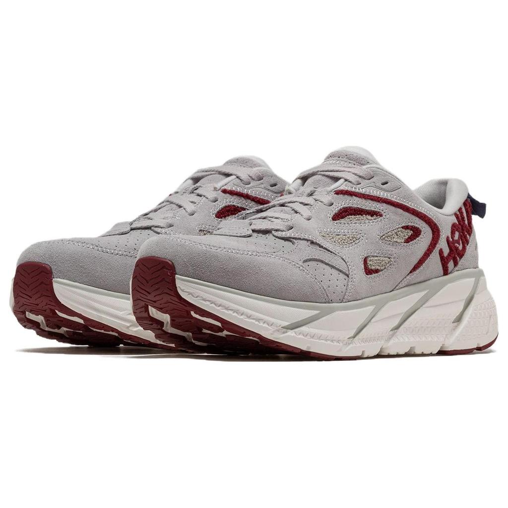 HOKA ONE ONE Clifton L Embroidery 'Lunar Rock Cabernet' 1126854-LRCB