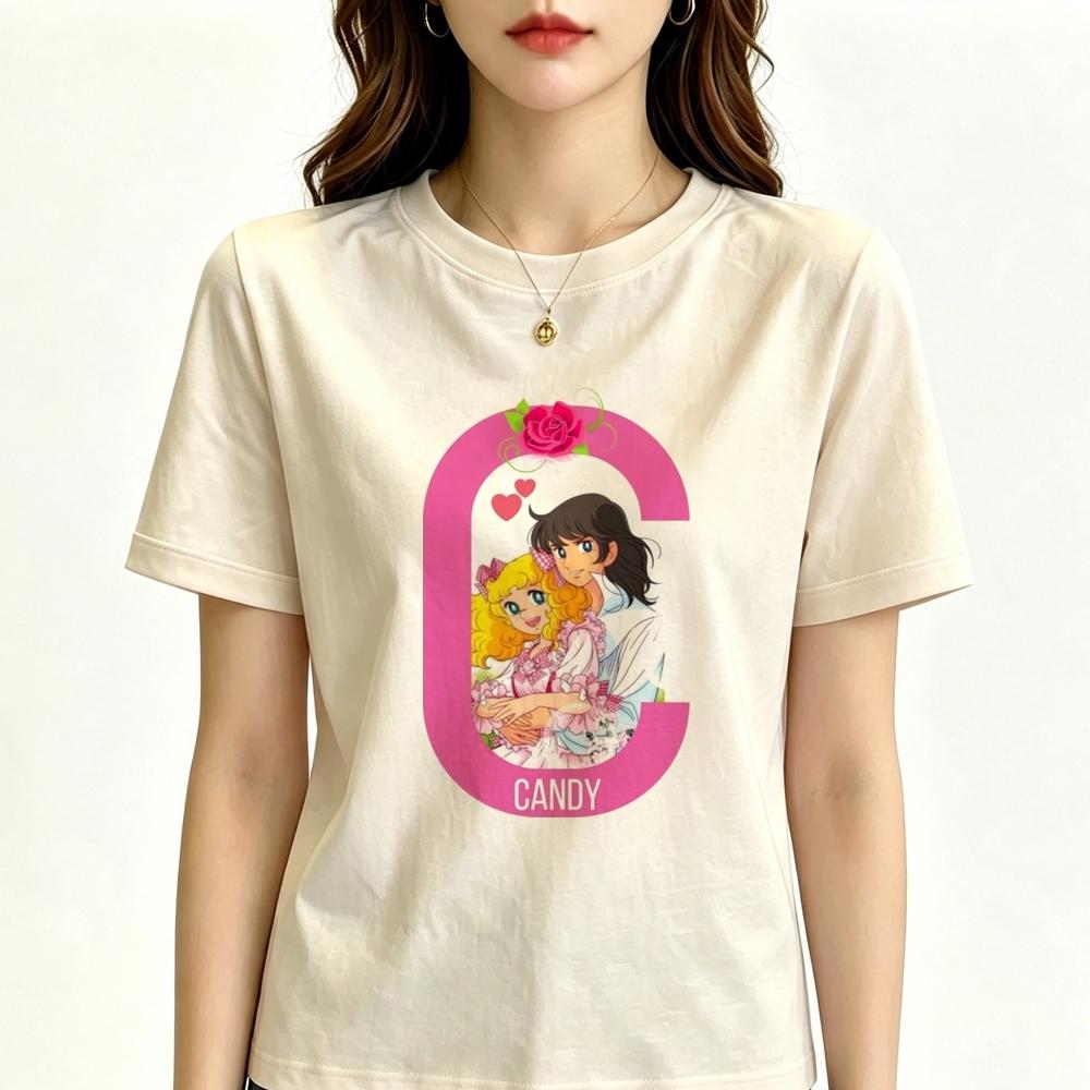 Candy Candy Anime tshirt Women meme anime aesthetic graphic t shirt gyaru streetwear Unisexga japanese japan