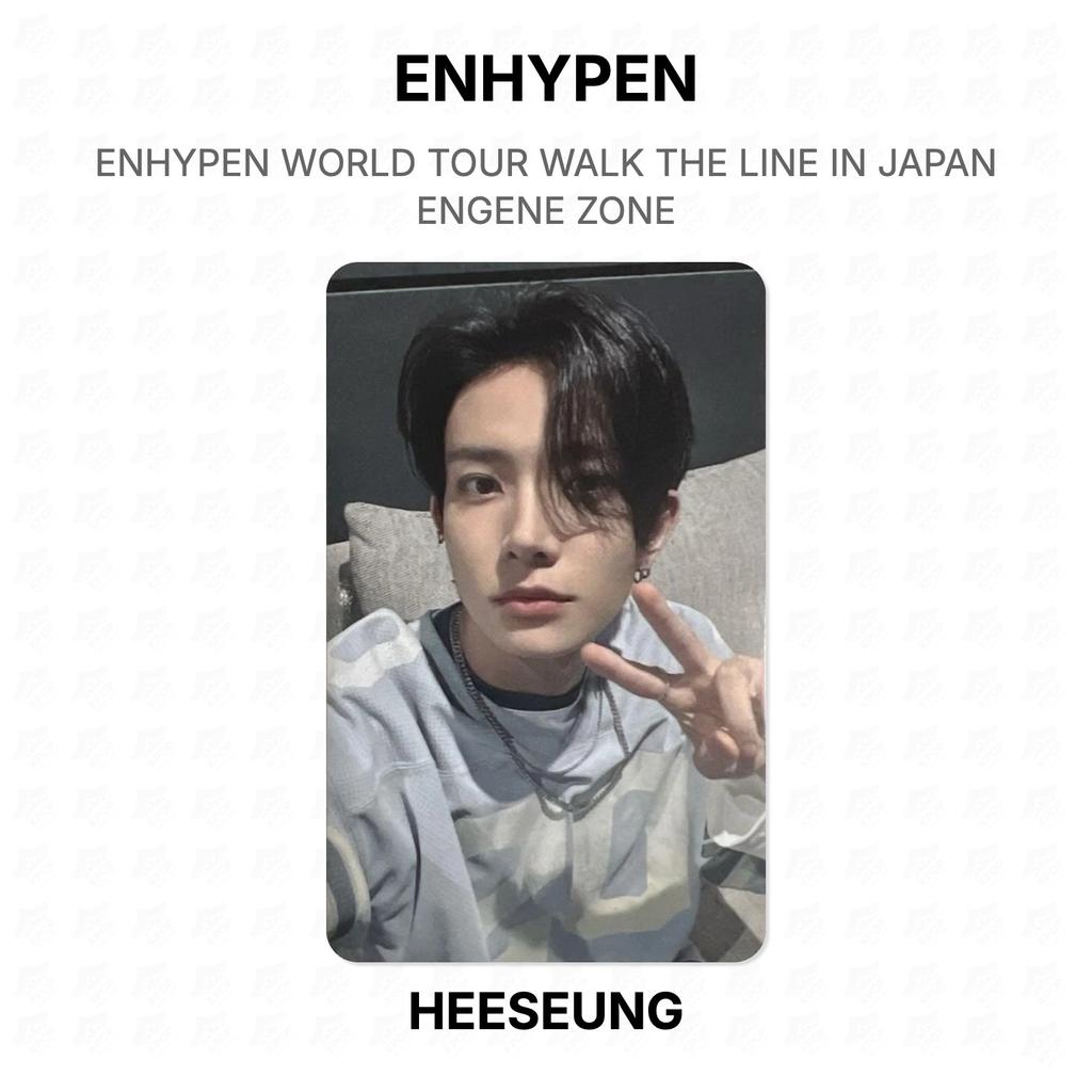 ENHYPEN WORLD TOUR WALK THE LINE IN JAPAN ENGENE ZONE Official Photocard