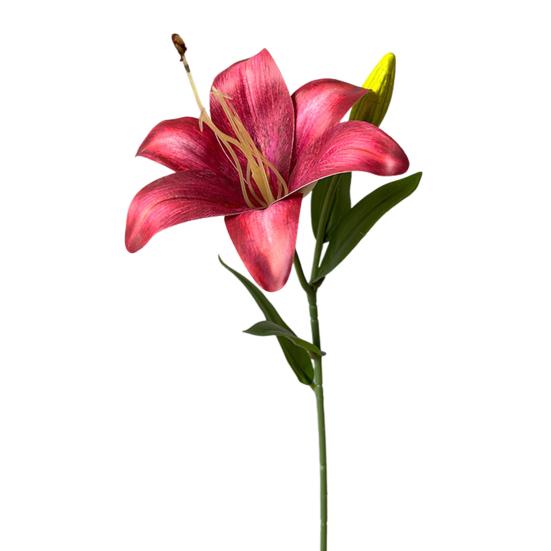 Faux Lily Flowers Bulk Realistic Artificial Tiger Lily Long-lasting Fake Lily Stem for Floral Arrangement Wedding Party Home Decor
