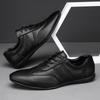 Fashion Business Office Leather Oxford Shoes Men Lace Up Adults Footwear Man Casual Shoe Classic Retro Style Daily Commute Casual Shoes
