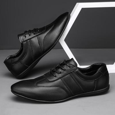 Mode Business Büro Leder Oxford Schuhe Herren Schnürschuhe Erwachsene Schuhe Mann Freizeitschuh Klassischer Retro-Stil Täglicher Arbeitsweg Freizeitschuhe