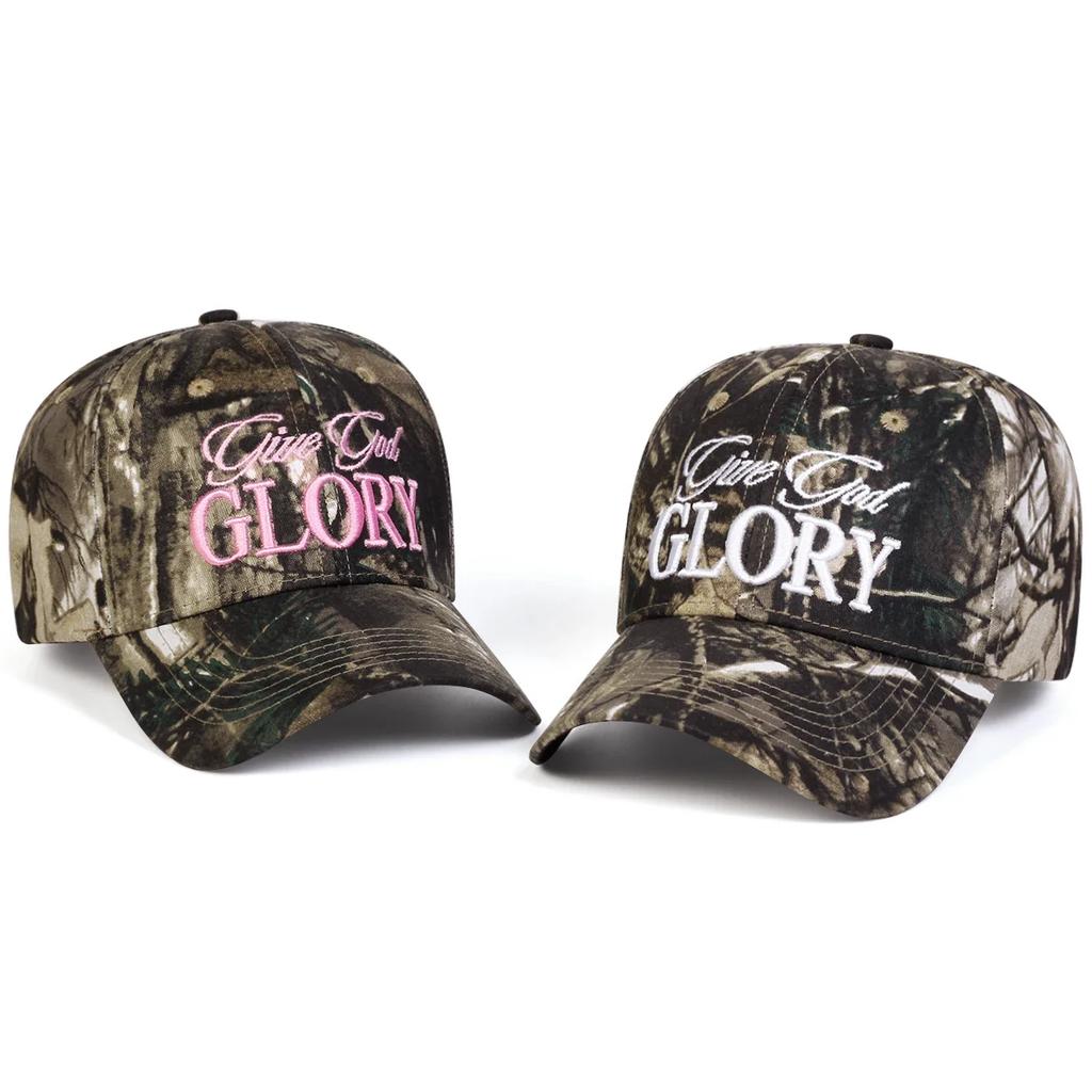 Unisex GIVE GOD GLORY Letter Embroidery Baseball Caps Spring and Autumn Outdoor Adjustable Casual Hats Sunscreen Hat Sports Cap