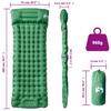 Self Inflating Sleeping Pad with Pillow Green