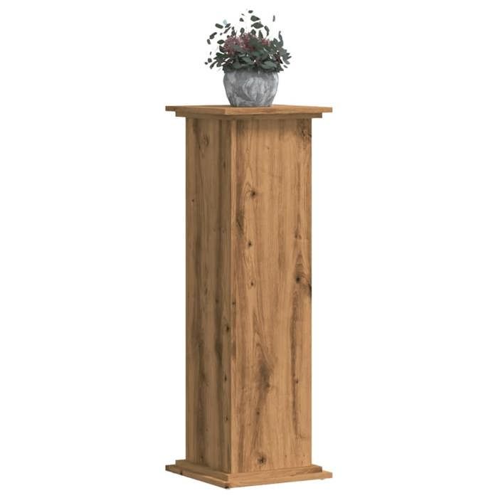 VidaXL Support pour plantes 33x33x100 cm bois d'ingénierie, support de fleurs, support de pot de plante, support de plante, 852986