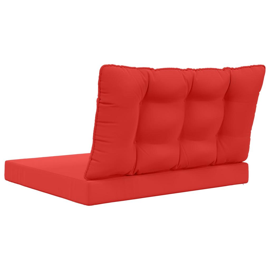 Outdoor Sofa Cushions 2 Pcs Red Polyester
