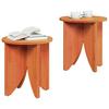 Coffee Table Set 2 pcs Wax Brown