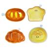 Hand Painted Ceramic Dessert Plate Creative Croissants Shape Dipping Bowl Kitchen Decoration Food Safe Appetizer Dish