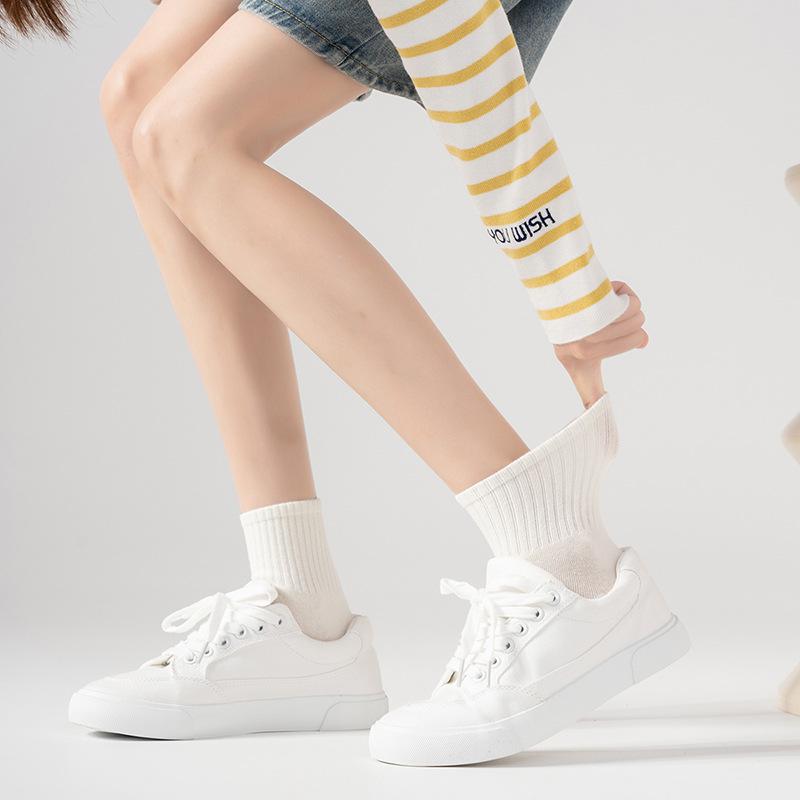 

Детские однотонные носки до середины икры 10А с защитой от запаха - Набор подарочной коробки для ароматерапии, дышащие и в деловом стиле One Size