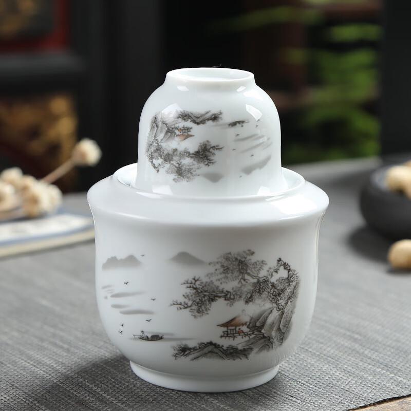 

Handmade Ceramic Wine & Sake Warmer Set