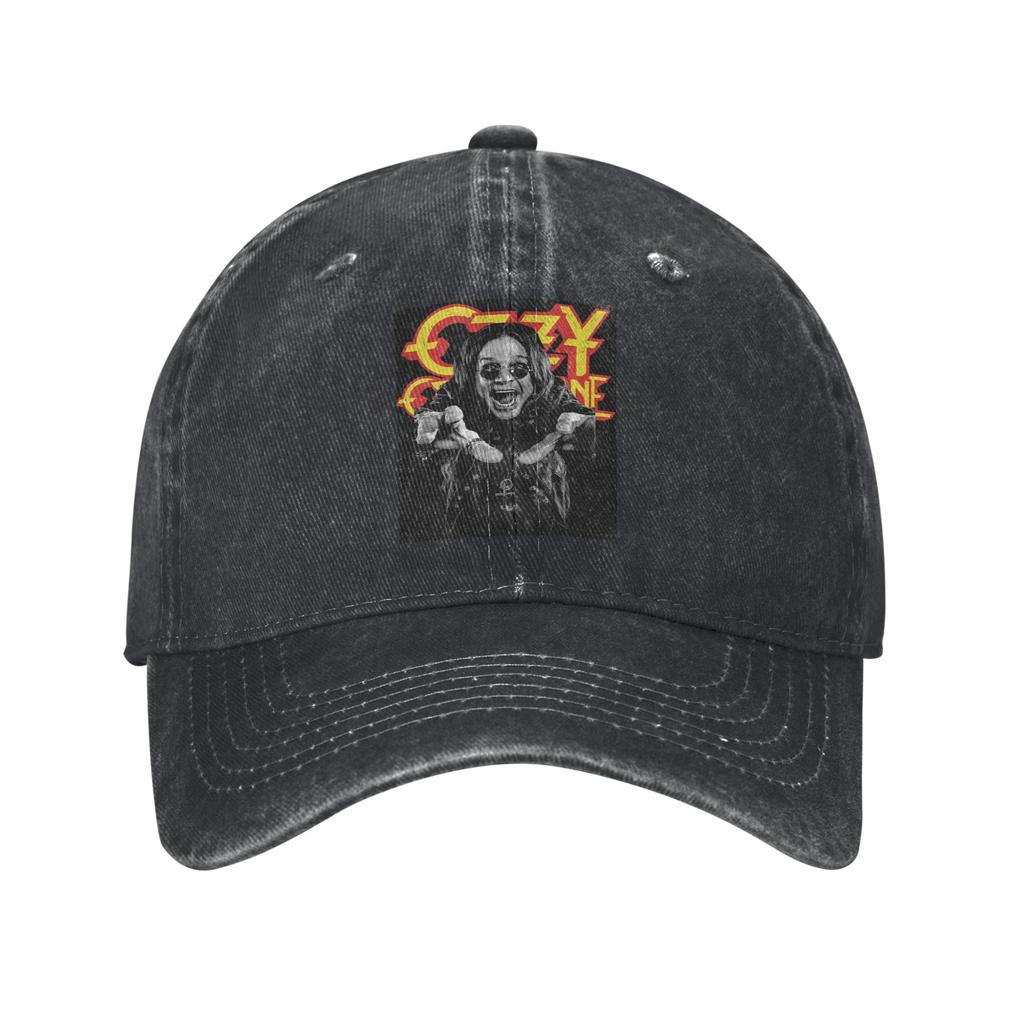 Ozzy Osbourne Merch Album Cover Denim Fabric Cap Casual Baseball Caps Adjustable Hat Summer Unisex Baseball Hats