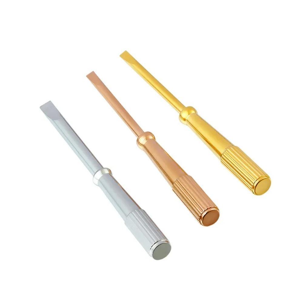 Silver/Gold/Rose Gold Mini Screw Driver Titanium Steel Screwdriver Set Titanium Screwdriver