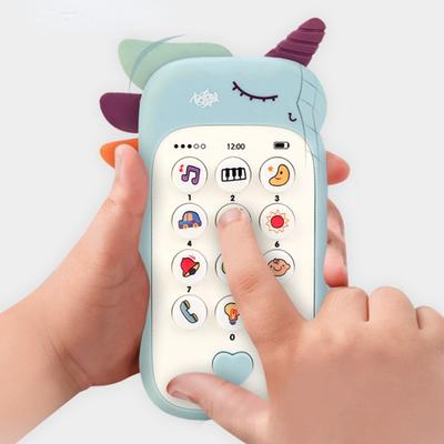 Baby Telefon Spielzeug Musik Sound Telefon Schlafen Spielzeug Mit Beißring Simulation Telefon Kinder Säuglings Frühen Pädagogisches Spielzeug Kinder Geschenke
