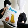 Funny L-Larva Cartoon Personalized picture text home decorative pillows Household Gifts 45x45cm