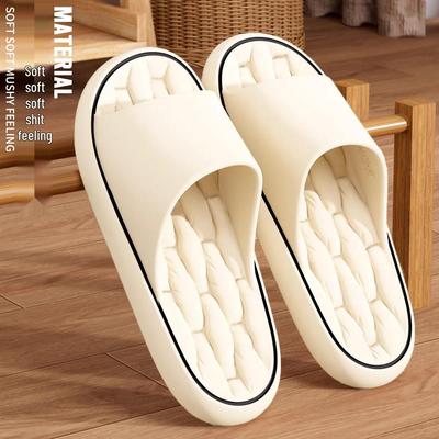 EVA Men's Summer Slippers: Deodorant, Thick Soft Sole, Non-Slip, Comfort, Water Leak-Resistant, Silent.