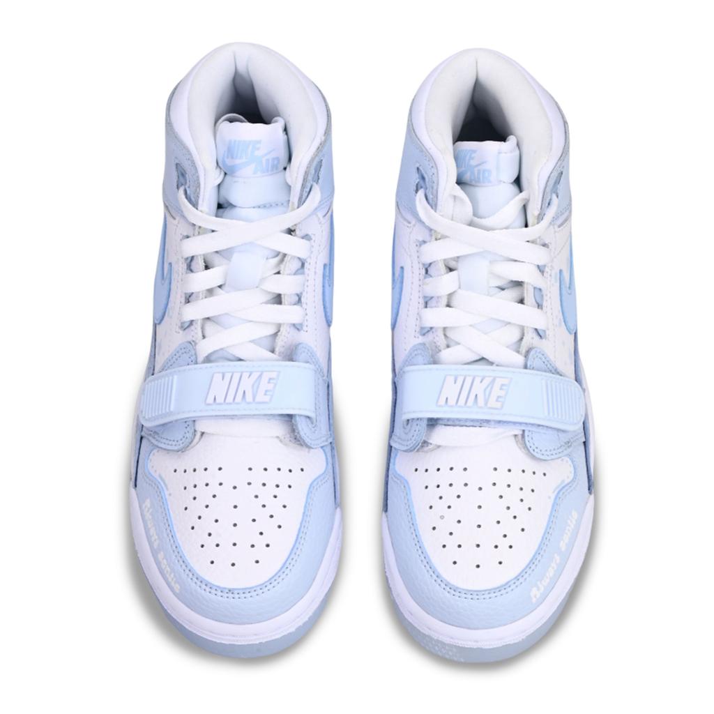 Jordan Legacy 312 Oreo Journal SAML Cushioning, Wear Resistant Mid Top Vintage Basketball Shoes Unisex Carolina Blue FV8118-141(Team6-)