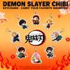 Porte-clés Acrylique Demon Slayer Anime Tanjiro Nezuko Zenitsu Inosuke Pendentif Charme Cadeau Collection Fans Accessoires Cosplay à Porter Mini Léger