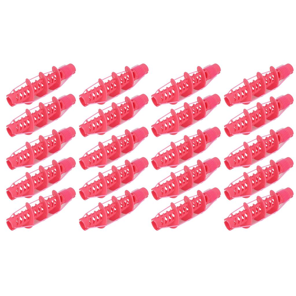 20 PCS Hair Rollers Reusable Spiral Rollers Hairdressing Curling Styling Tool for Girls