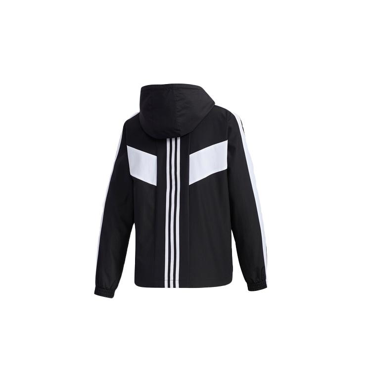 (WMNS) adidas neo Jacket Black-White Women s FN6511 XL