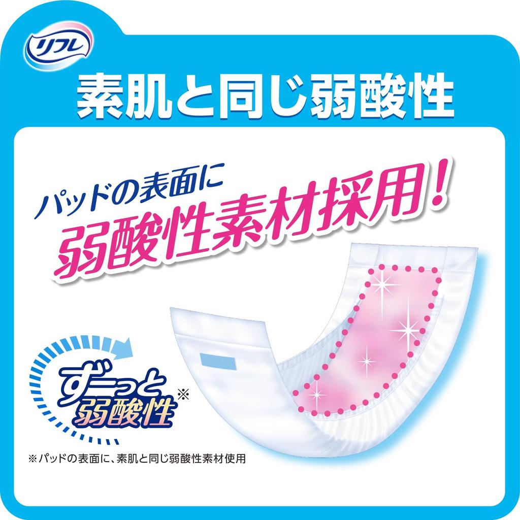 Refre disposable underwear 42 count [Case Sale] Easy-to-wear pads, 4-times absorbency,