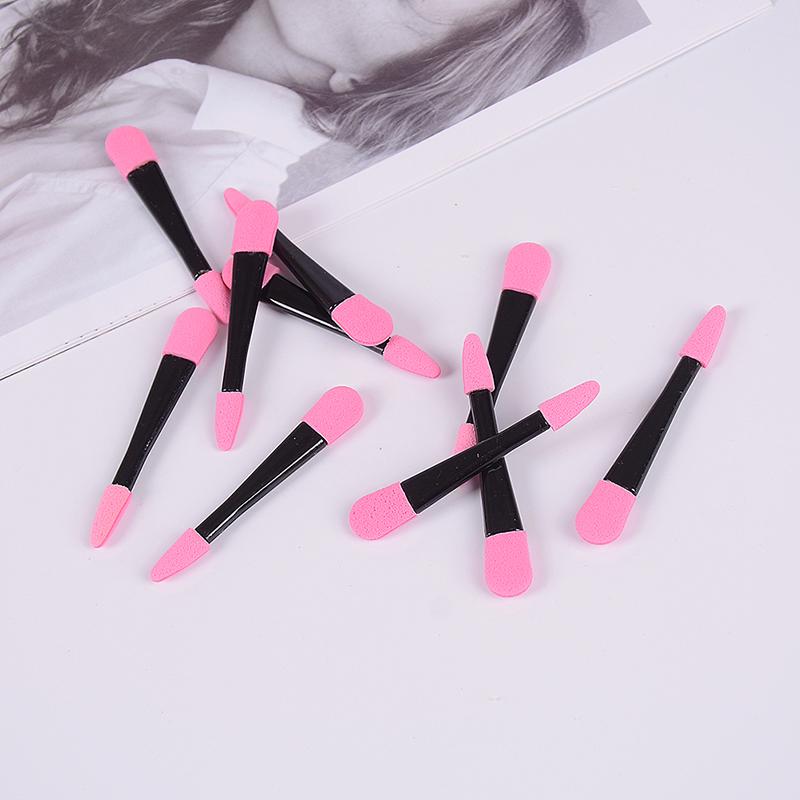 10 Piece Beauty Sponge Makeup Brush Disposable Double Head Eyeshadow Applicator