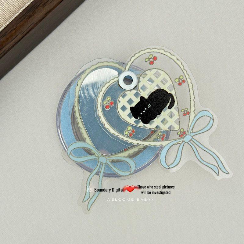 Cartoon Cute Mirror for MagSafe Holder: Super Strong Magnetic Desktop Airbag, Retractable for Women