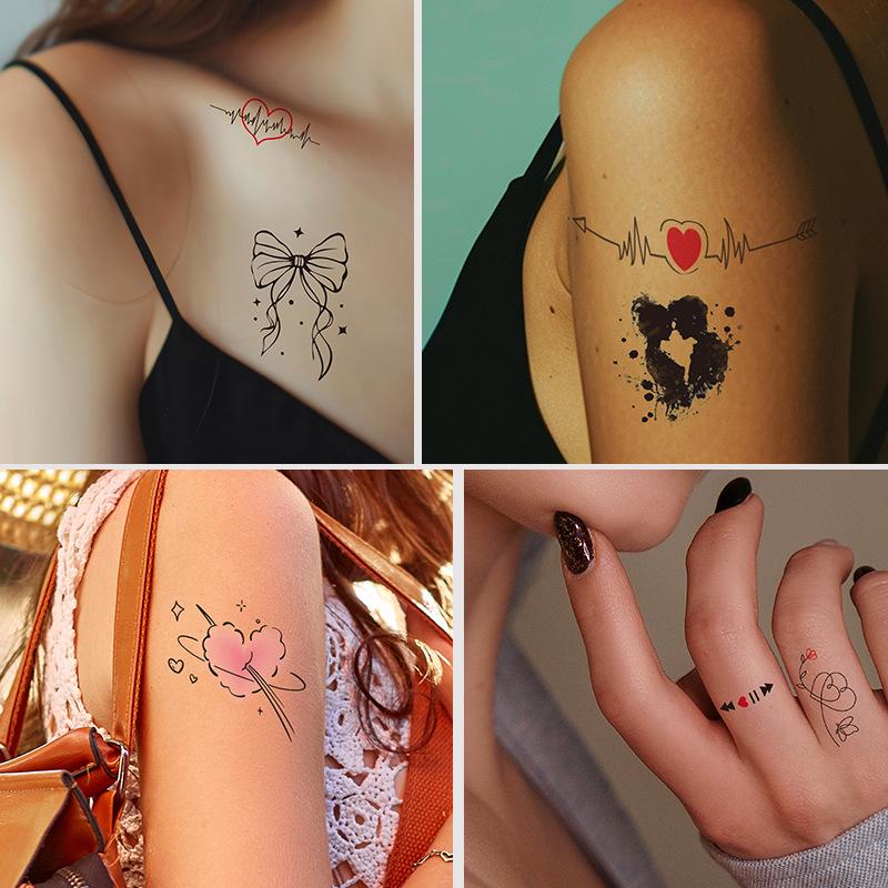 Tattoo Stickers Waterproof And Sweat-Proof Valentine'S Day Temporary Disposable Tattoo Stickers Cute