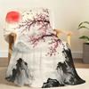 Plum Blossom Blanket Soft Throw Blanket for Home Bedroom Bed Sofa Picnic Travel Office Rest Cover Blanket Gift