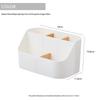 Creative Bamboo & Wood Multifunctional Organizer: Detachable Storage Box for Stationery, Remote, Makeup Brushes, and Pen Holder.