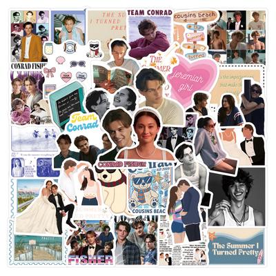 55 The Summer I Became Pretty TV Series Stickers - Waterproof Decoration for Journals, Water Bottles, and Computers